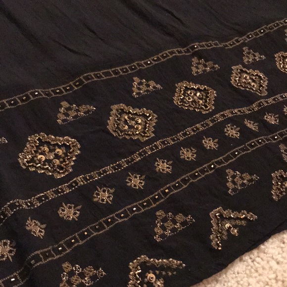Lucky Brand Sequin Embroidered Dress - Picture 4 of 11
